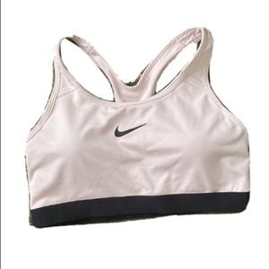 Nike Dri-Fit Light Pink Sports Bra (Large)
